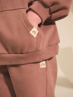 Clearance Next Mocha Brown Quarter Zip Sweatshirt (3mths-7yrs)