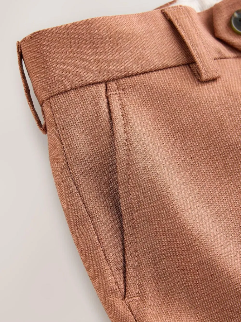 Next Mocha Brown Suit Trousers (3-16yrs)^BOY Suits & Vest