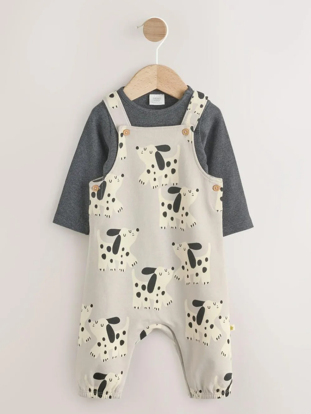 Next Jersey Dungarees And Bodysuit Baby Set (0mths-2yrs)^BOY Baby Boys|Baby Boys