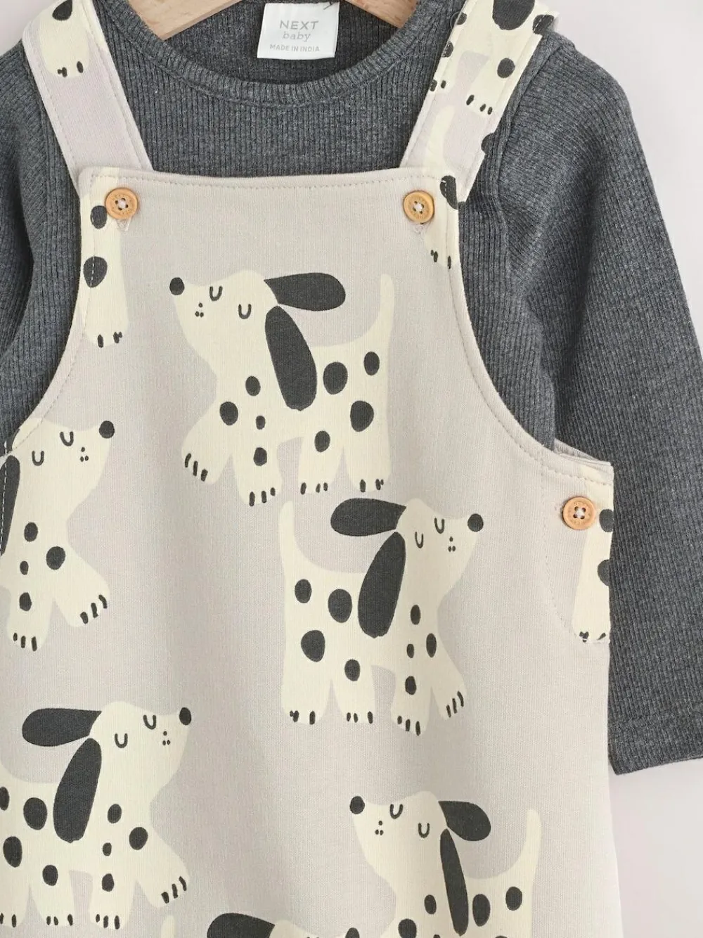 Next Jersey Dungarees And Bodysuit Baby Set (0mths-2yrs)^BOY Baby Boys|Baby Boys
