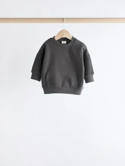 Hot Next Monochrome Baby Sweatshirt and Joggers Set 6 Piece (0mths-3yrs)