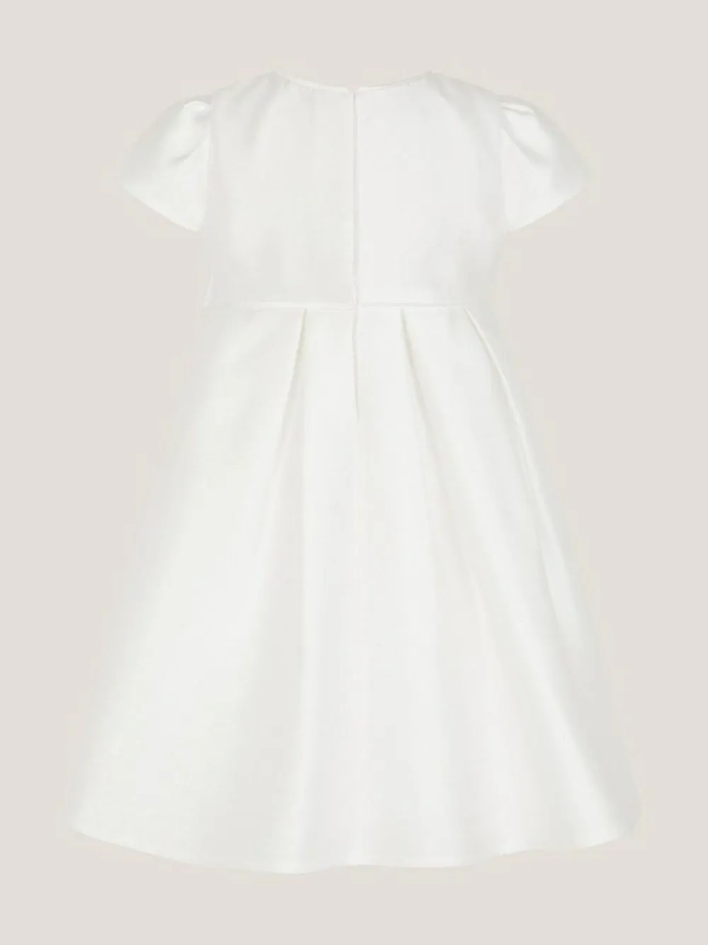 Hot Monsoon Cream Baby Isabella Pearl Embellished Dress