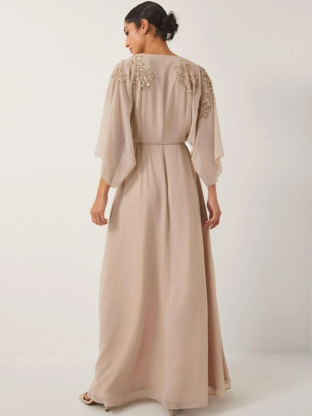 Monsoon Skyla Floral Print Embellished Maxi Wrap Dress^Women Maxi Dresses
