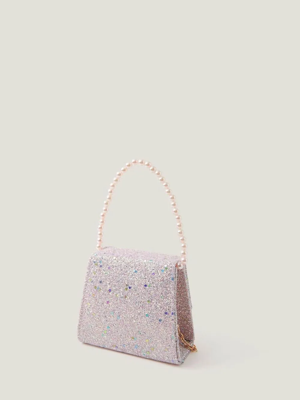 Discount Monsoon Pink Bow Glitter Bag & Hair Clips Set
