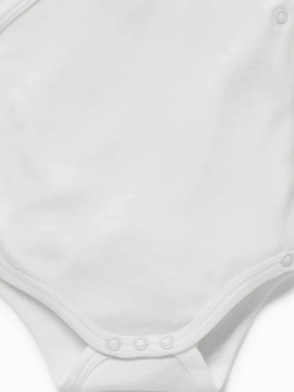 Sale Mori Long Sleeve Supersoft Kimono Bodysuit White