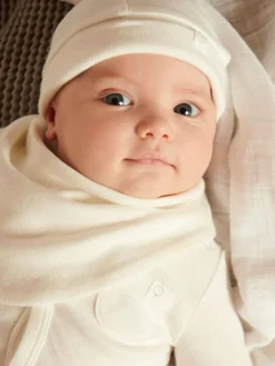 Best Mori Supersoft Baby Hat White