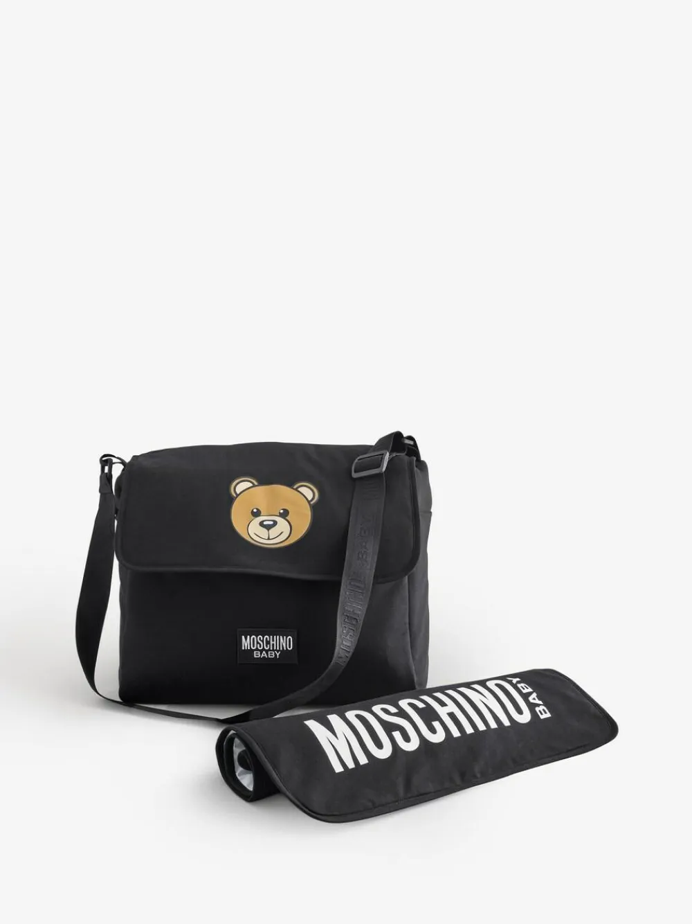 Moschino Black Logo Changing Bag^ Bags