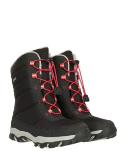 Clearance Mountain Warehouse Ohio Youth Adaptive Snow Boots Black