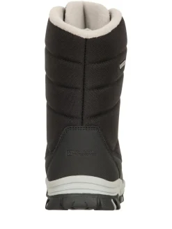 Clearance Mountain Warehouse Ohio Youth Adaptive Snow Boots Black
