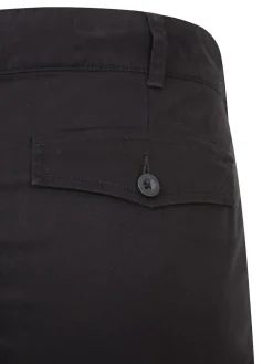 Online Mountain Warehouse Black Mens Lakeside 100% Cotton Cargo Shorts