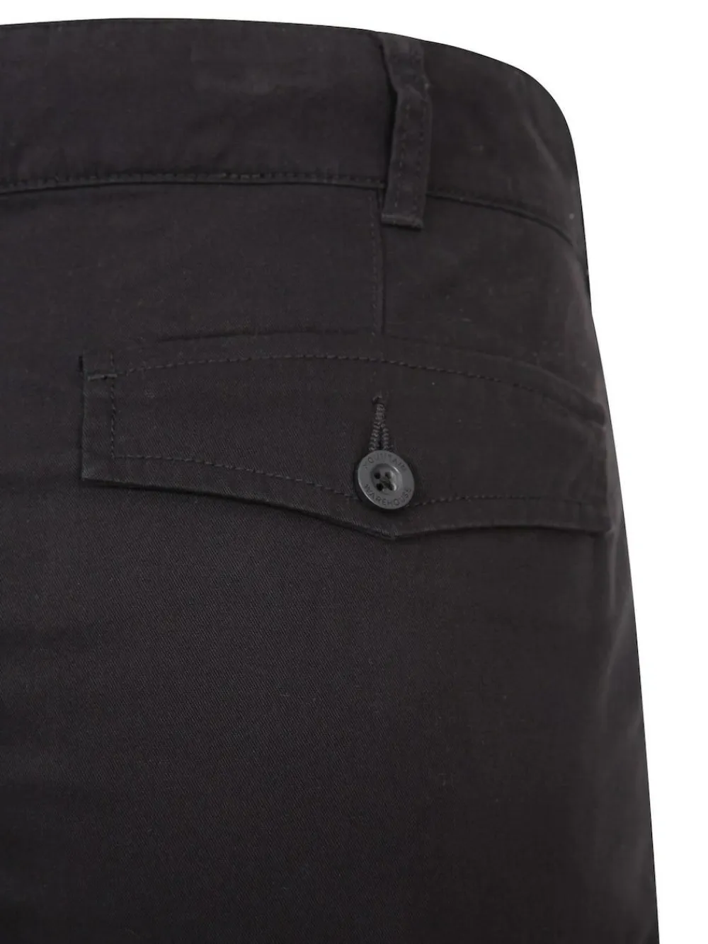 Online Mountain Warehouse Black Mens Lakeside 100% Cotton Cargo Shorts