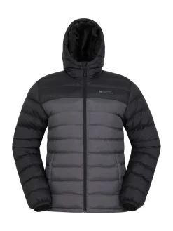 Outlet Mountain Warehouse Dark Grey Seasons II Mens Water Resistant Padded Jacket