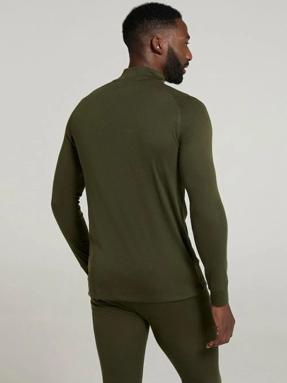 Mountain Warehouse Mens Talus Quarter Zip Thermal Top^ Thermals