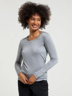 Sale Mountain Warehouse Keep The Heat Quick Drying Thermal Top Grey