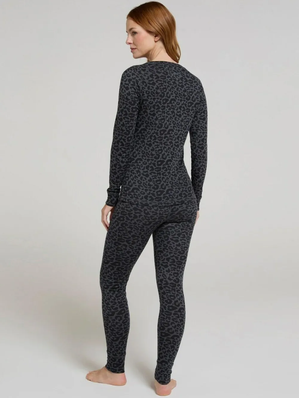 Sale Mountain Warehouse Grey Womens Talus Printed Thermal Joggers