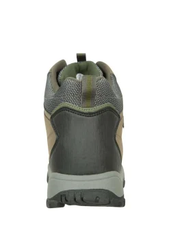 New Mountain Warehouse Light Green Adventurer Mens Waterproof Walking Boots