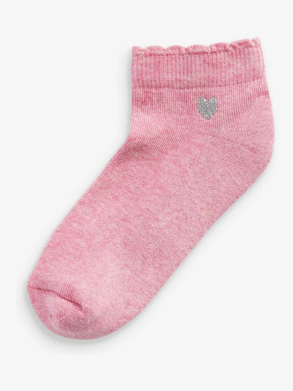 Online Next Multi 7 Pack Cotton Rich Embroidered Cushioned Sole Trainer Socks