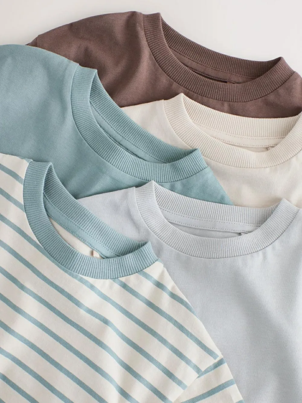 Next Multi Blue Long Sleeve T-Shirts 5 Pack (3mths-7yrs)^BOY Tops|Multipacks