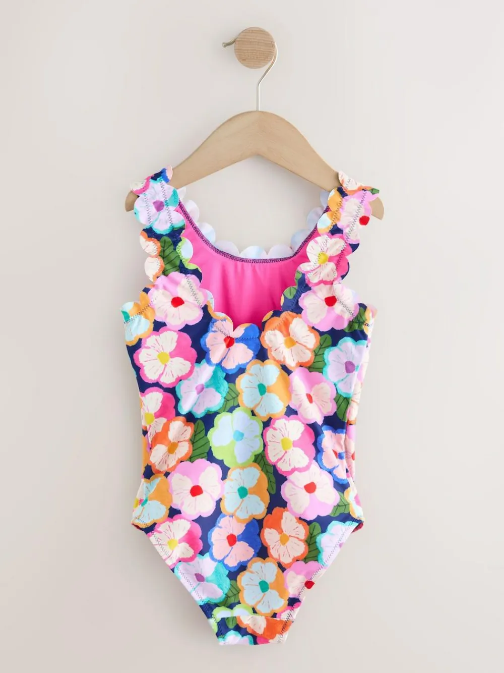 Next Scallop Edge Swimsuit (3-16yrs)^ Swimwear