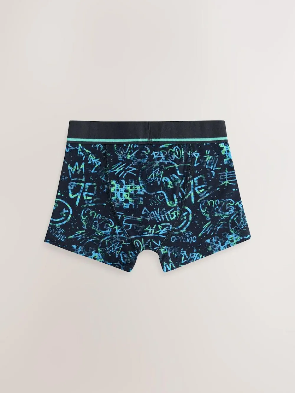 Next Trunks 5 Pack (3-16yrs) Multi Grafitti Print