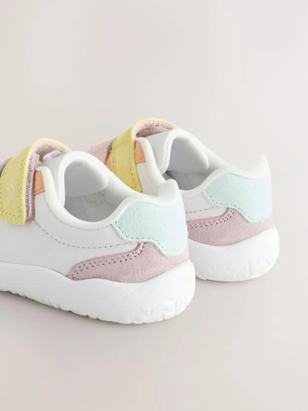Next Barefoot Leather Touch Fastening Trainers^ Sneakers