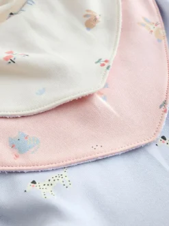 Outlet Next Multi Pastel Character Baby Dribble Bibs 5 Pack