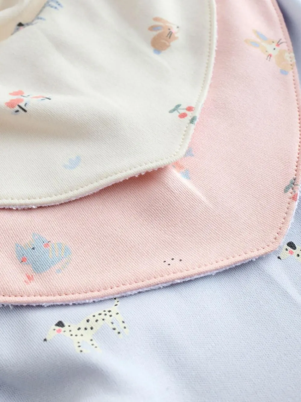 Outlet Next Multi Pastel Character Baby Dribble Bibs 5 Pack