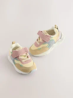 Next Standard Fit (F) Elastic Lace Touch Fasten Trainers^ Sneakers|Sneakers