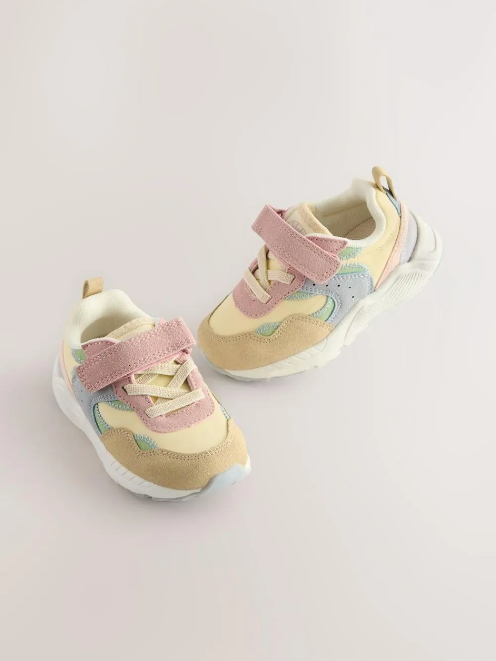 Next Wide Fit (G) Elastic Lace Touch Fasten Trainers^ Sneakers|Sneakers