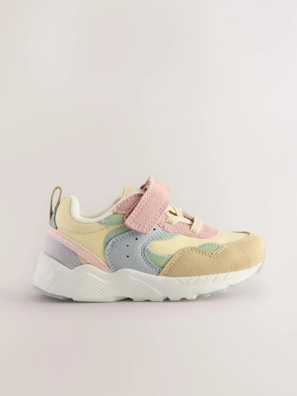 Next Wide Fit (G) Elastic Lace Touch Fasten Trainers^ Sneakers|Sneakers