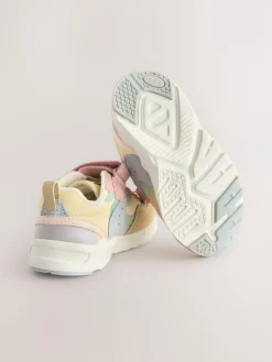 Next Wide Fit (G) Elastic Lace Touch Fasten Trainers^ Sneakers|Sneakers