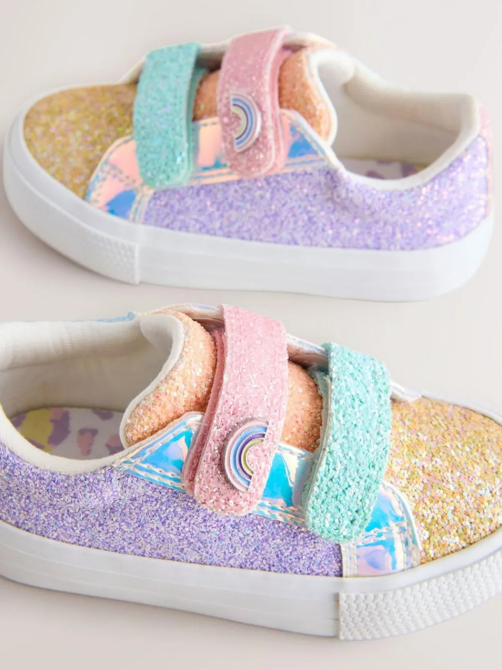 Next Wide Fit (G) Chunky Trainers With Touch Fastening^ Sneakers|Sneakers