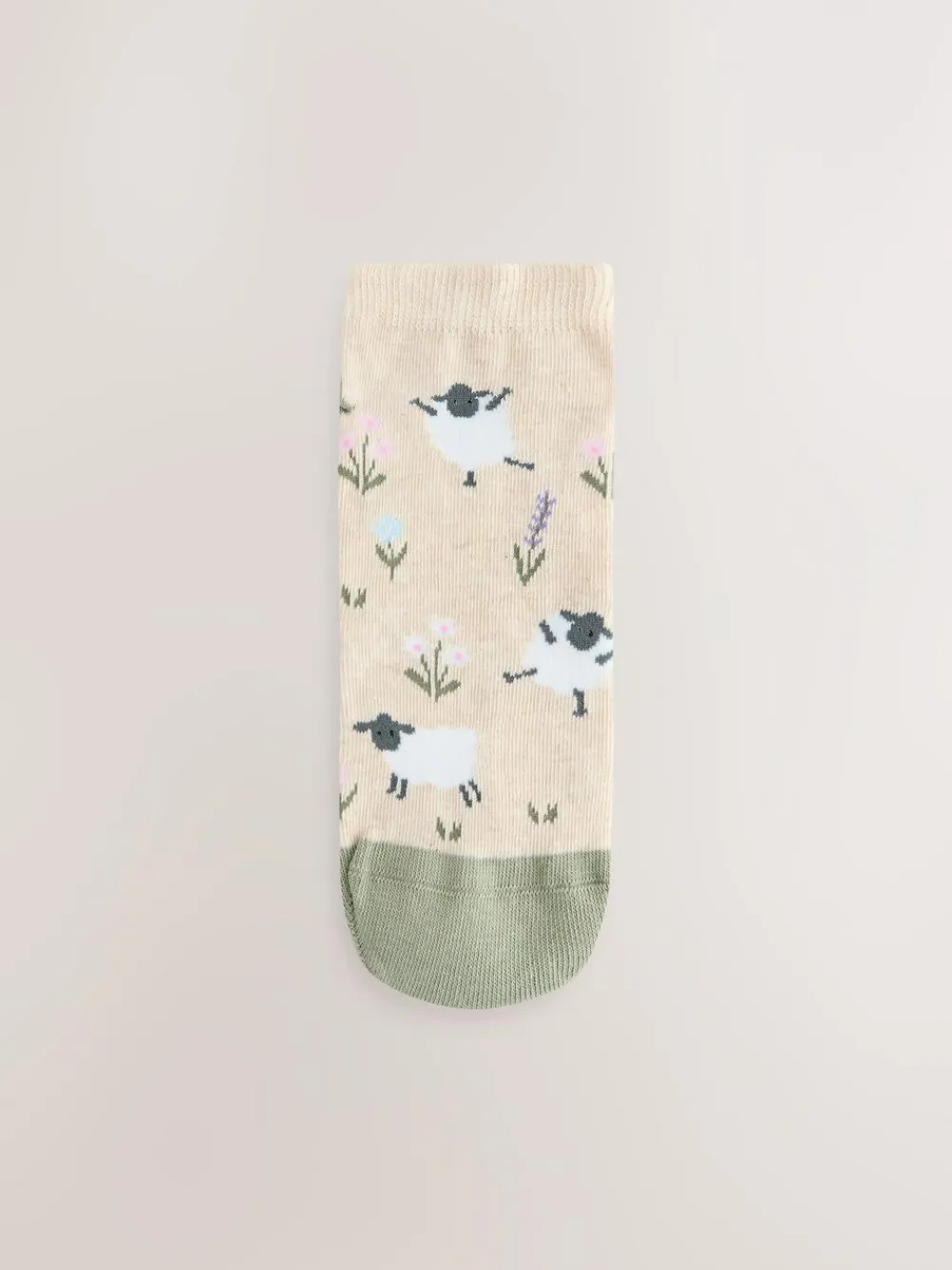 New Next Multi Sheep Print Trainer Socks 4 Pack