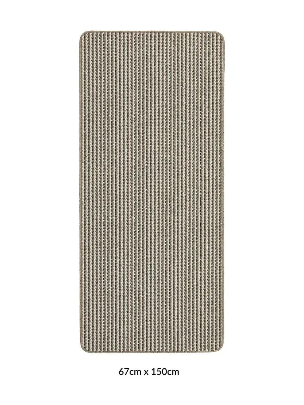 My Mat Natural Twist Stripe Runner^ Rugs & Runners