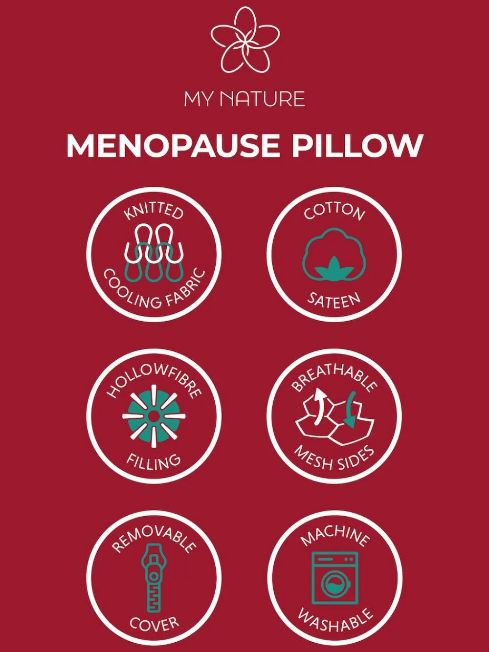 My Nature Menopause Pillow^ Duvets & Pillows