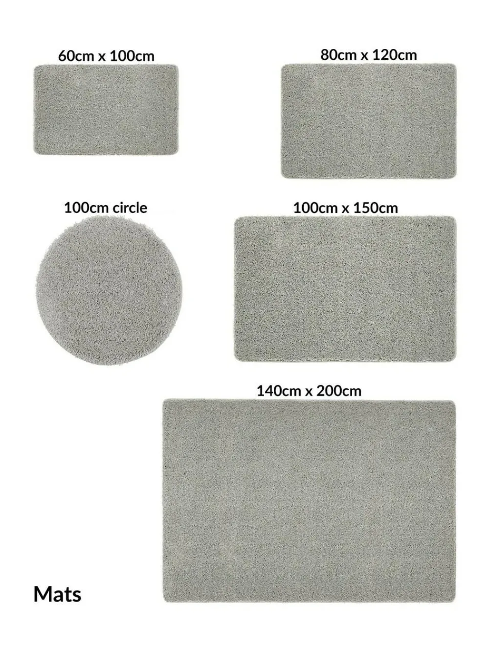 My Rug Ghost Grey Shaggy Rug^ Rugs & Runners
