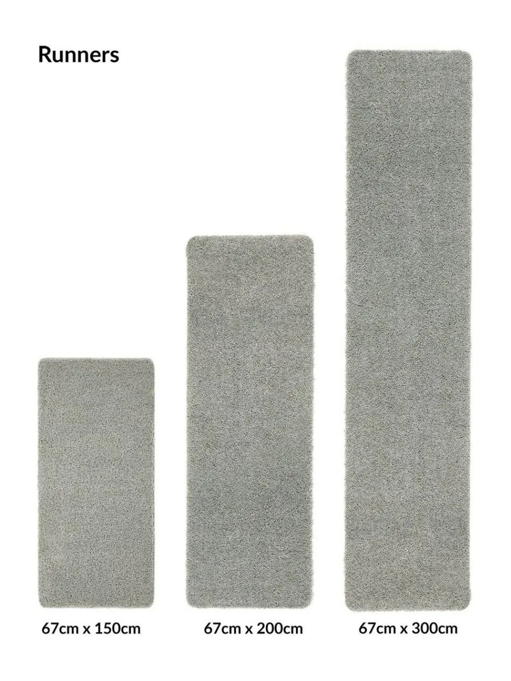 My Rug Ghost Grey Shaggy Rug^ Rugs & Runners