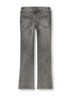 Online Name It Girls Flare Jeans With Adjustable Waist Dark Grey
