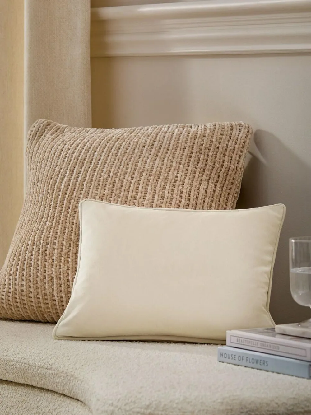Next 30 x 40cm Matte Velvet Cushion^ Cushions & Throws