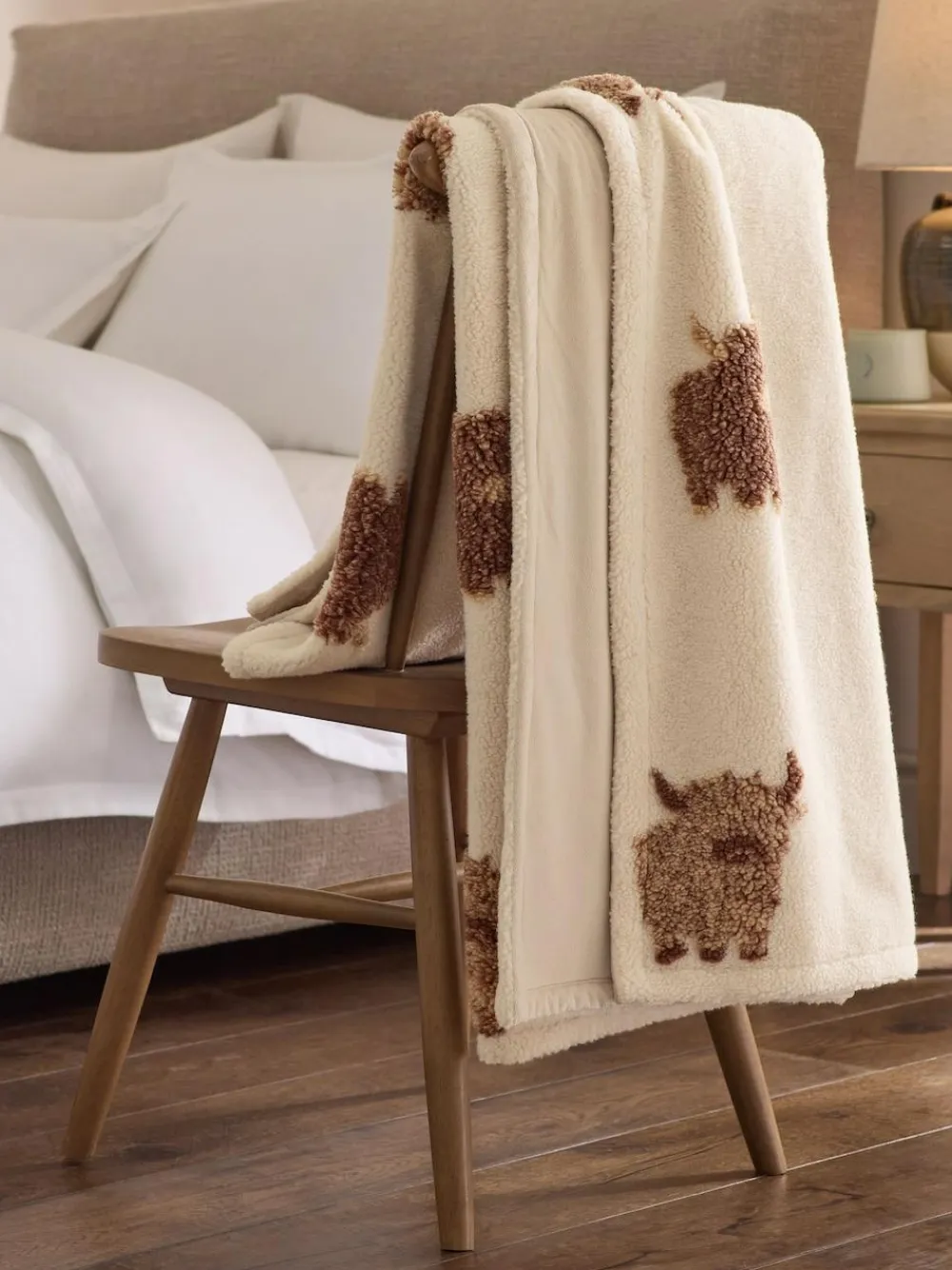 Next Natural Hamish The Highland Cow Borg Throw^ Cushions & Throws
