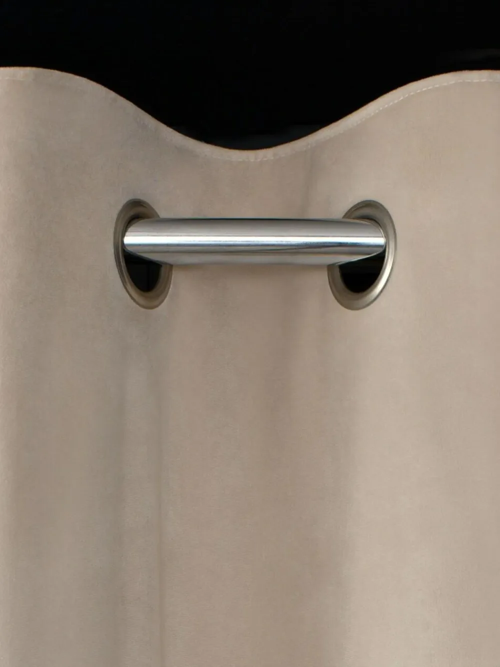 Next Natural Oatmeal Matte Velvet Blackout/Thermal Curtains^ Curtains & Blinds