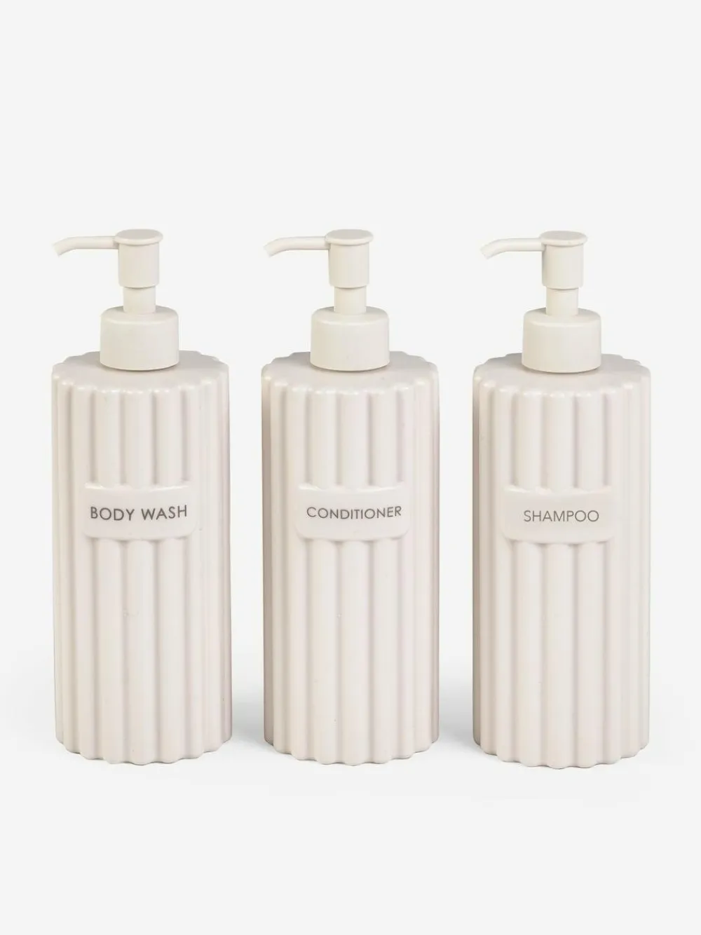 Next Rib Reusable Dispenser Bottles^ Bathroom Accessories