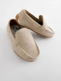 Next Wide Fit (G) Suede Slip-Ons Loafer Shoes^BOY Shoes|Occasionwear