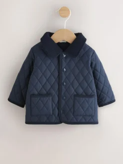 Next Baby Quilted Cord Collar Jacket (0mths-2yrs)^BOY Coats, Jackets & Pramsuits|Coats, Jackets & Pramsuits