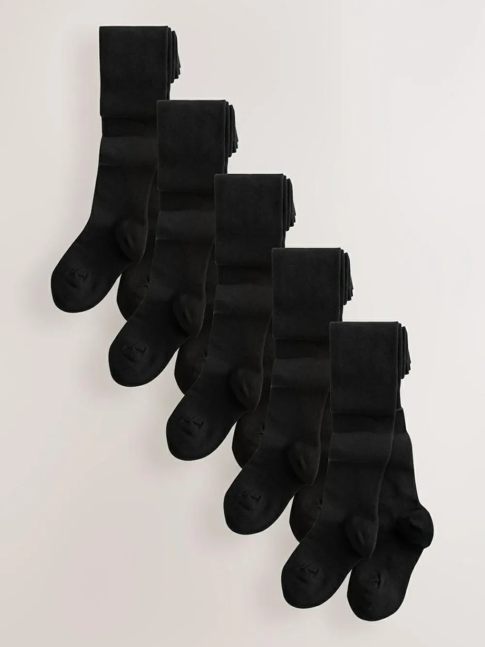 Next 5 Pack Cotton Rich School Tights^ Tights|Socks & Tights