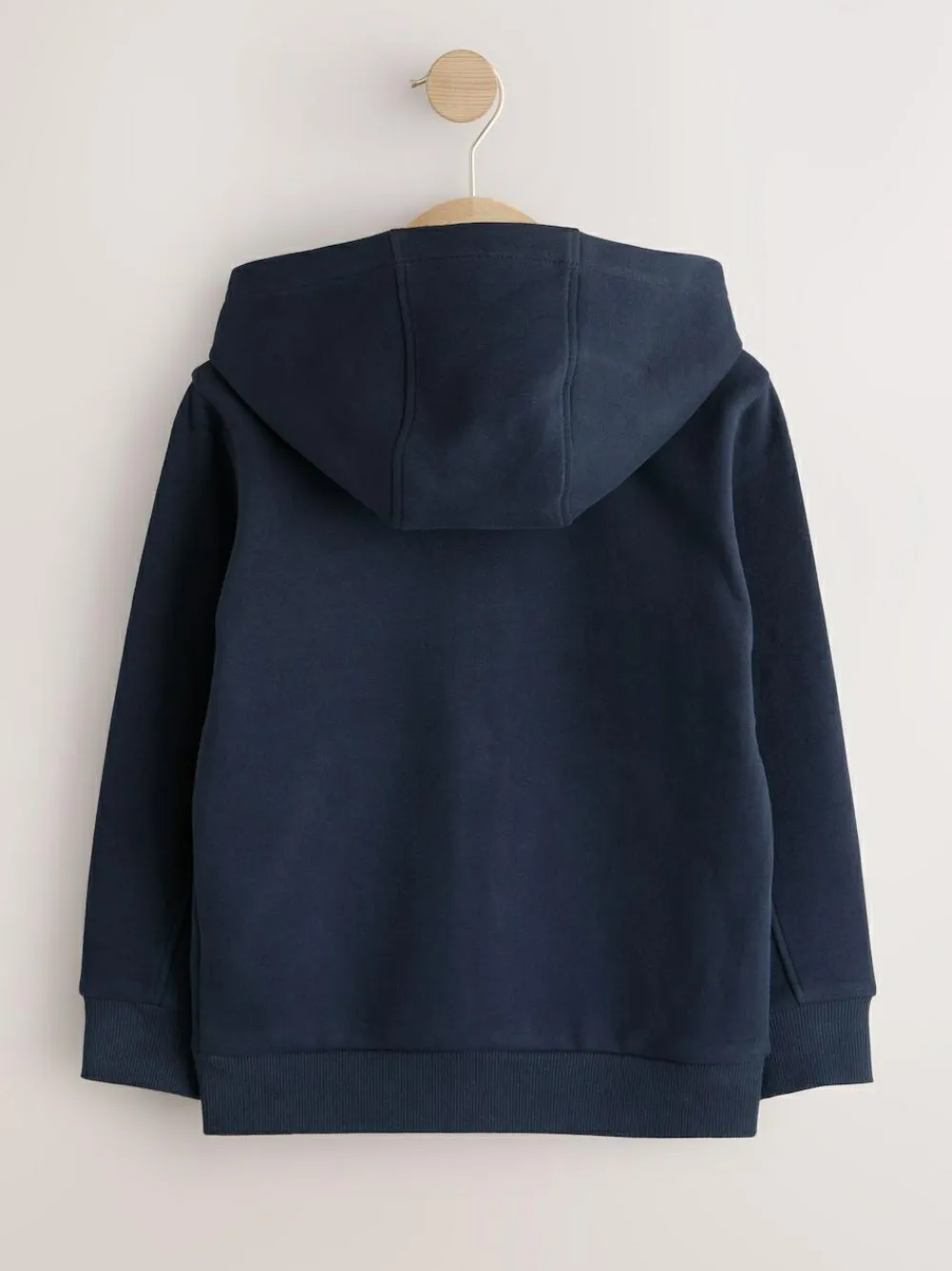 Discount Next 2 Pack Plain Zip Through Hoodie (3-16yrs) Navy Blue