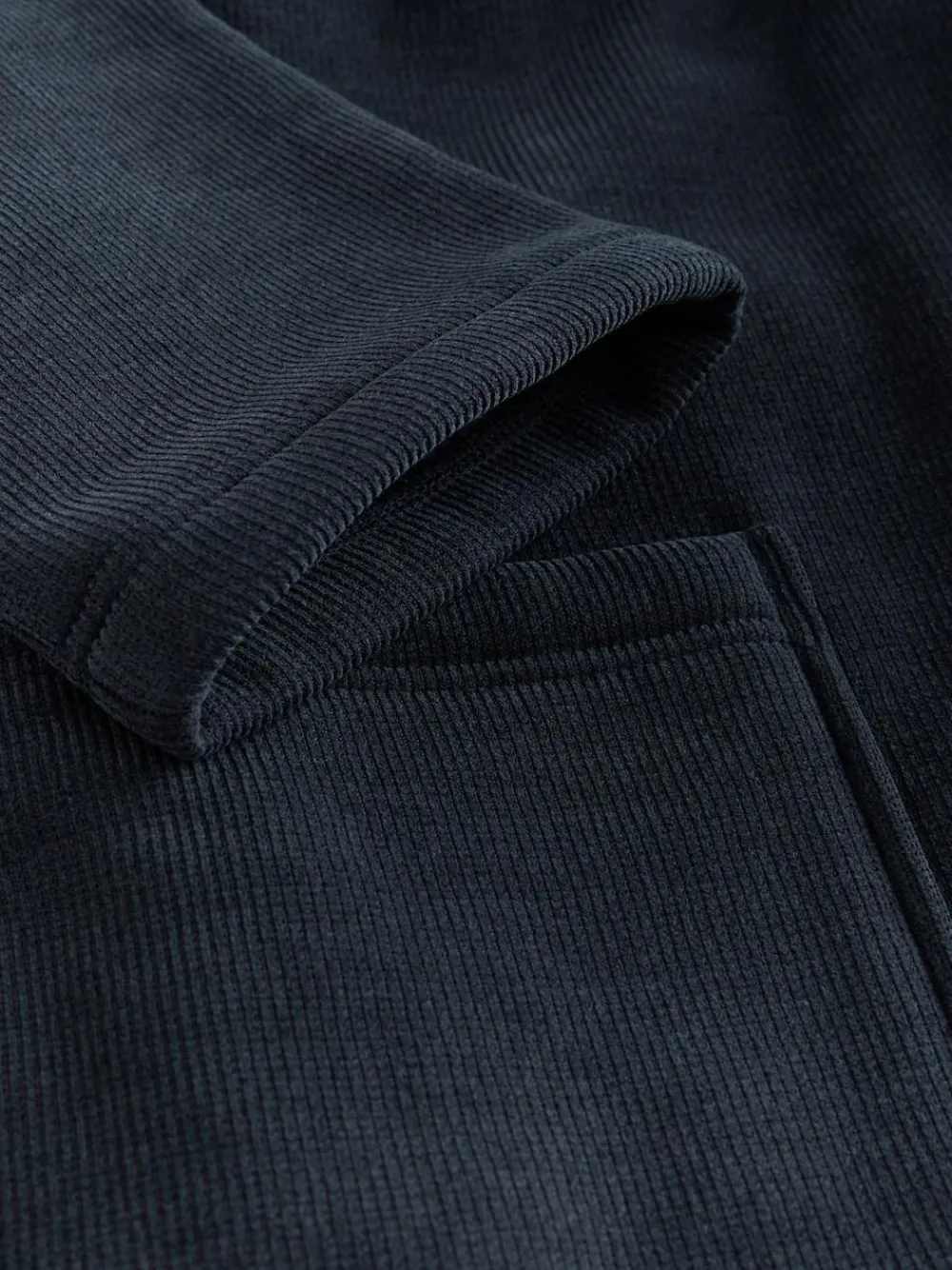 Outlet Next Corded Textured Dressing Gown Navy Blue
