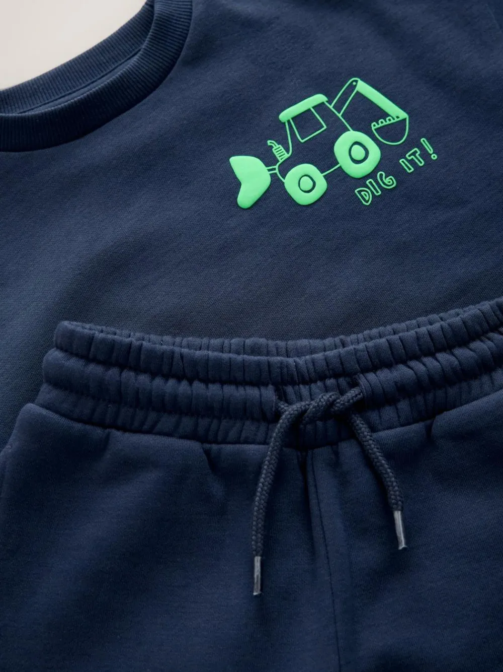 Next Single Printed Crew Neck Sweat Top & Joggers Set (3mths-7yrs)^BOY Sweatshirts & Hoodies|Sweatshirts & Hoodies