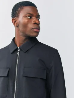 Discount Next N.Premium Smart Technical Jacket With Stretch Navy Blue