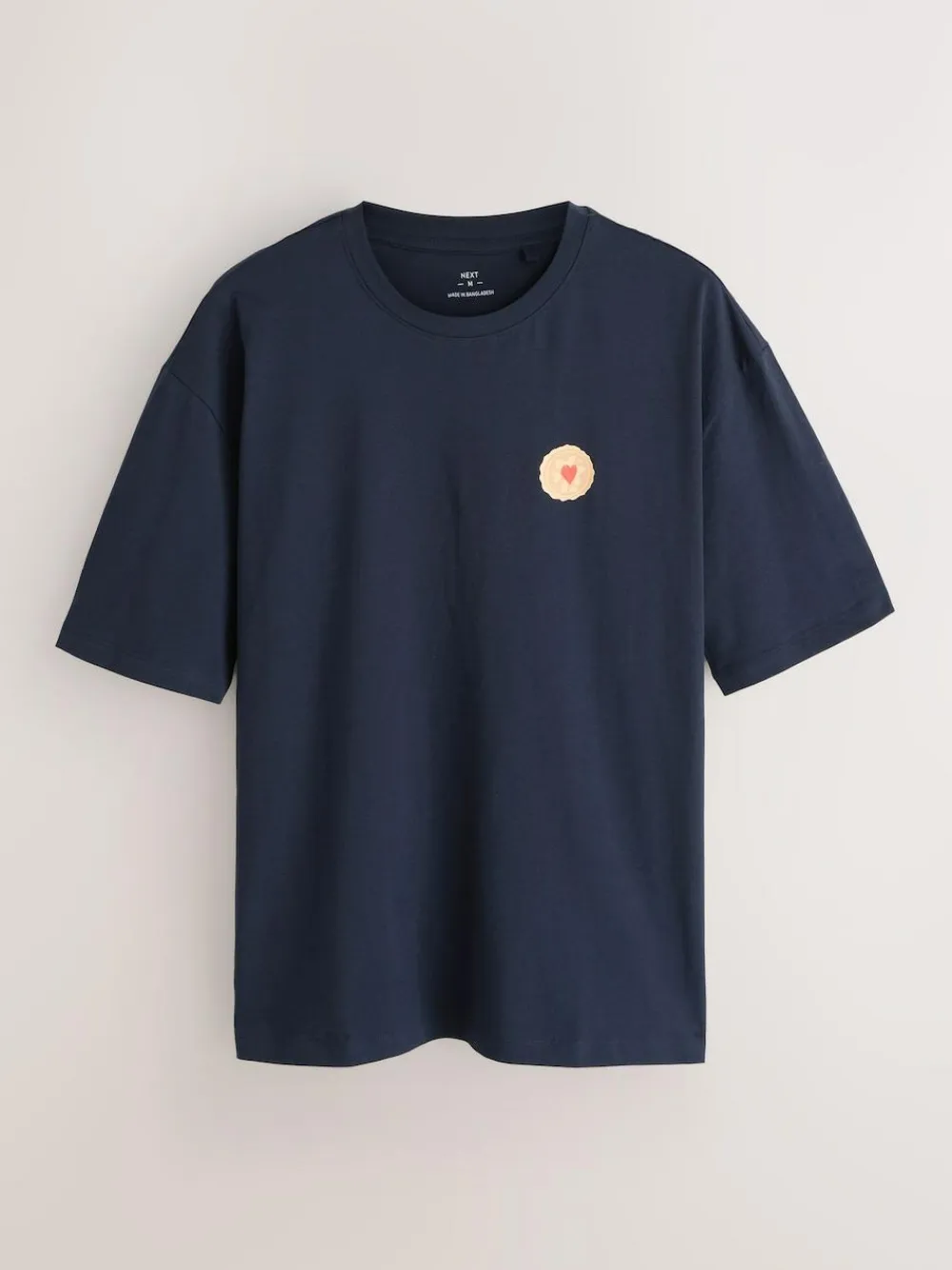 Next Navy Blue Printed Short Sleeve Jersey Pyjamas Set^ Pyjamas|Nightwear
